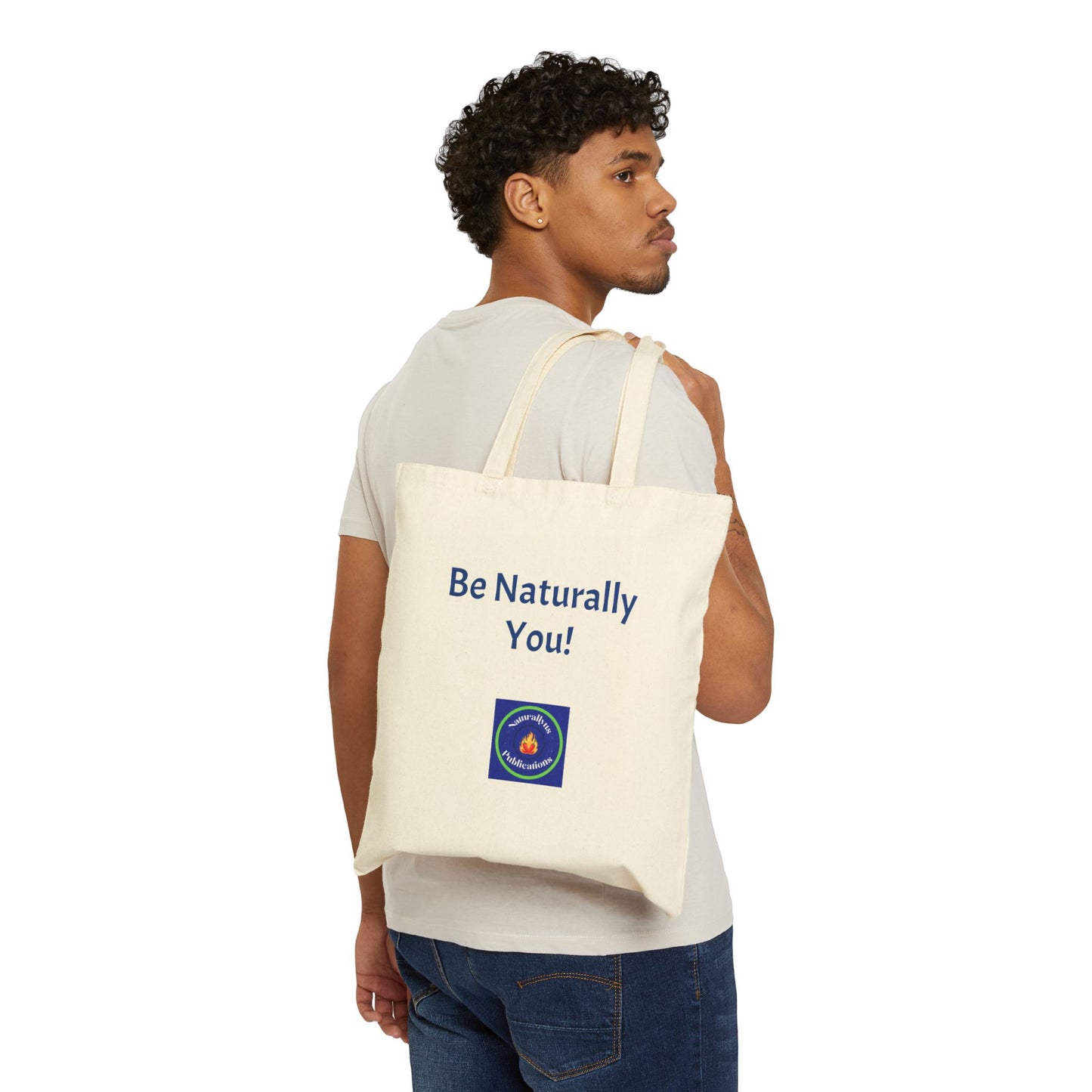 Personalized Cotton Canvas Tote Bag - Eco-Friendly Shopping Tote with Custom Text